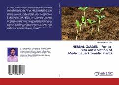 HERBAL GARDEN - For ex-situ conservation of Medicinal & Aromatic Plants - Patel, Devendra Kumar