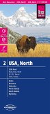 Reise Know-How Landkarte USA, Nord / USA, North (1:1.250.000) : Idaho, Montana, Wyoming, North Dakota, South Dakota, Nebraska. USA, North / États-Unis, Nord / EE.UU. norte