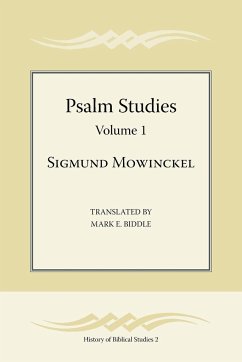 Psalm Studies, Volume 1 - Mowinckel, Sigmund