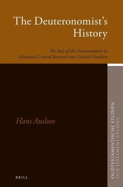 The Deuteronomist's History - Ausloos, Hans