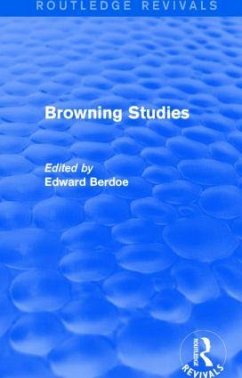 Browning Studies (Routledge Revivals) - Berdoe, Edward