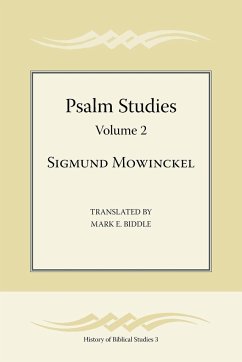 Psalm Studies, Volume 2 - Mowinckel, Sigmund