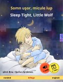 Somn uşor, micule lup – Sleep Tight, Little Wolf (română – engleză) (eBook, ePUB)