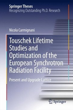 Touschek Lifetime Studies and Optimization of the European Synchrotron Radiation Facility - Carmignani, Nicola