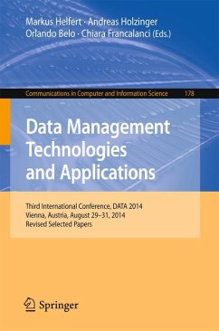Cover Data Management Technologies and Applications