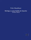 Beiträge zu einer Kritik der Sprache