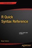 R Quick Syntax Reference (eBook, PDF)
