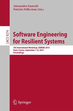 Software Engineering for Resilient Systems (eBook, PDF)