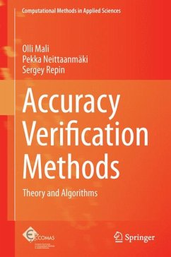 Accuracy Verification Methods (eBook, PDF) - Mali, Olli; Neittaanmäki, Pekka; Repin, Sergey