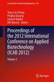 Proceedings of the 2012 International Conference on Applied Biotechnology (ICAB 2012) (eBook, PDF)