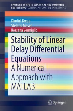 Stability of Linear Delay Differential Equations (eBook, PDF) - Breda, Dimitri; Maset, Stefano; Vermiglio, Rossana