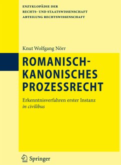Romanisch-kanonisches Prozessrecht (eBook, PDF) - Nörr, Knut Wolfgang