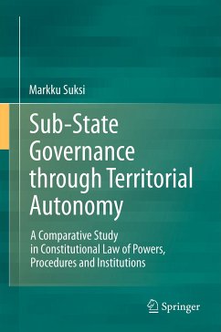 Sub-State Governance through Territorial Autonomy (eBook, PDF) - Suksi, Markku