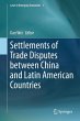 Settlements of Trade Disputes between... - Bild 1