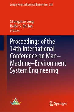 Proceedings of the 14th International Conference on Man-Machine-Environment System Engineering (eBook, PDF)