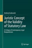 Juristic Concept of the Validity of Statutory Law (eBook, PDF)