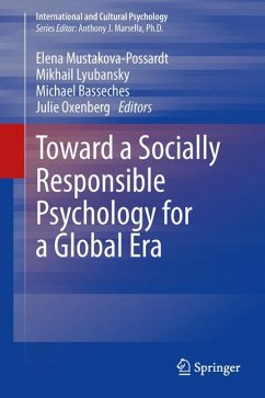 Toward a Socially Responsible Psychology for a Global Era (eBook, PDF)