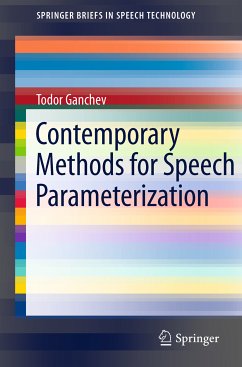 Contemporary Methods for Speech Parameterization (eBook, PDF) - Ganchev, Todor