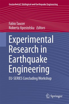 Experimental Research in Earthquake Engineering (eBook, PDF)