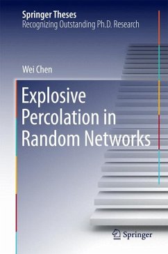 Explosive Percolation in Random Networks (eBook, PDF) - Chen, Wei