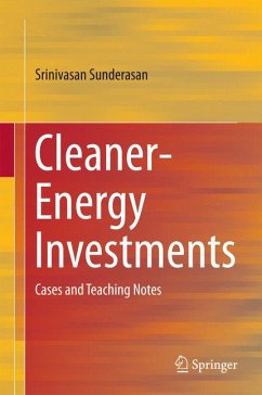 Cleaner-Energy Investments (eBook, PDF) - Sunderasan, Srinivasan
