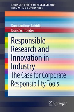Responsible Research and Innovation in Industry (eBook, PDF) - Iatridis, Konstantinos; Schroeder, Doris