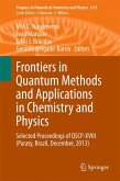 Frontiers in Quantum Methods and Applications in Chemistry and Physics (eBook, PDF)