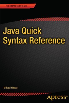 Java Quick Syntax Reference (eBook, PDF) - Olsson, Mikael