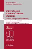 Universal Access in Human-Computer Interaction. Access to Learning, Health and Well-Being (eBook, PDF)
