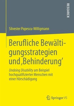 Berufliche Bewältigungsstrategien und ,Behinderung' (eBook, PDF) - Popescu-Willigmann, Silvester