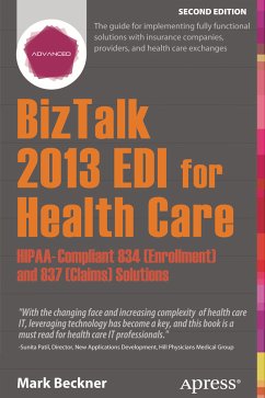 BizTalk 2013 EDI for Health Care (eBook, PDF) - Beckner, Mark