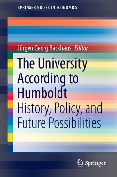 The University According to Humboldt (eBook, PDF)