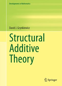 Structural Additive Theory (eBook, PDF) - Grynkiewicz, David J.
