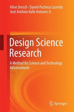 Design Science Research (eBook, PDF) - Dresch, Aline; Lacerda, Daniel Pacheco; Antunes Jr, José Antônio Valle