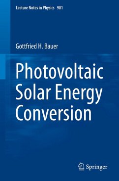 Cover Photovoltaic Solar Energy Conversion (eBook, PDF)