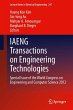 IAENG Transactions on Engineering... - Bild 1