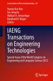 IAENG Transactions on Engineering Technologies (eBook, PDF)