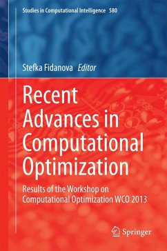 Recent Advances in Computational Optimization (eBook, PDF)