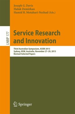 Service Research and Innovation (eBook, PDF)