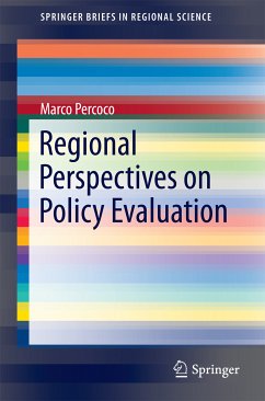 Regional Perspectives on Policy Evaluation (eBook, PDF) - Percoco, Marco