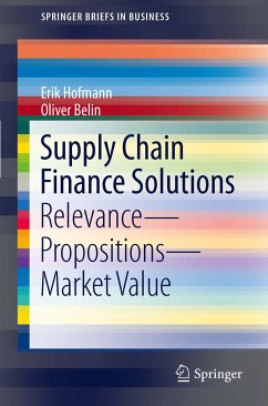 Supply Chain Finance Solutions (eBook, PDF) - Hofmann, Erik; Belin, Oliver