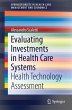 Evaluating Investments in Health Care... - Bild 1