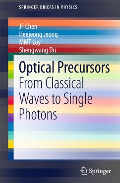 Optical Precursors (eBook, PDF) - Chen, Jiefei; Jeong, Heejeong; Loy, Michael MT; Du, Shengwang