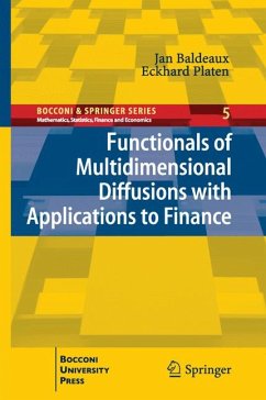 Functionals of Multidimensional Diffusions with Applications to Finance (eBook, PDF) - Baldeaux, Jan; Platen, Eckhard