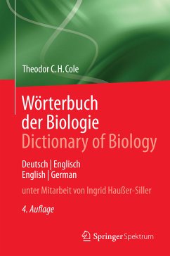 Wörterbuch der Biologie Dictionary of Biology (eBook, PDF) - Cole, Theodor C.H.