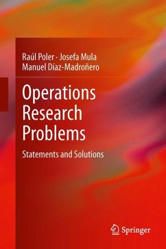 Operations Research Problems (eBook, PDF) - Poler, Raúl; Mula, Josefa; Díaz-Madroñero, Manuel
