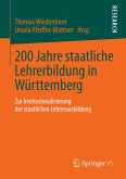 200 Jahre staatliche Lehrerbildung in Württemberg (eBook, PDF)