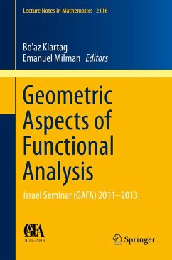 Cover Geometric Aspects of Functional Analysis (eBook, PDF)