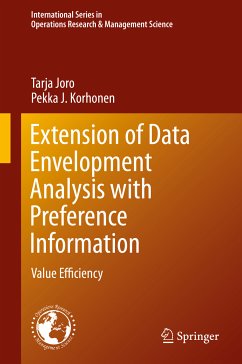 Extension of Data Envelopment Analysis with Preference Information (eBook, PDF) - Joro, Tarja; Korhonen, Pekka J.