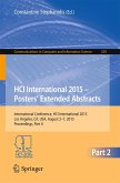 HCI International 2015 - Posters' Extended Abstracts (eBook, PDF)